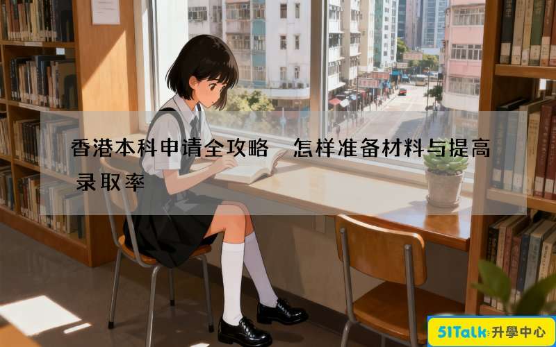 香港本科申请全攻略 怎样准备材料与提高录取率